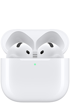 Unos AirPods 5 dentro del Estuche de Carga